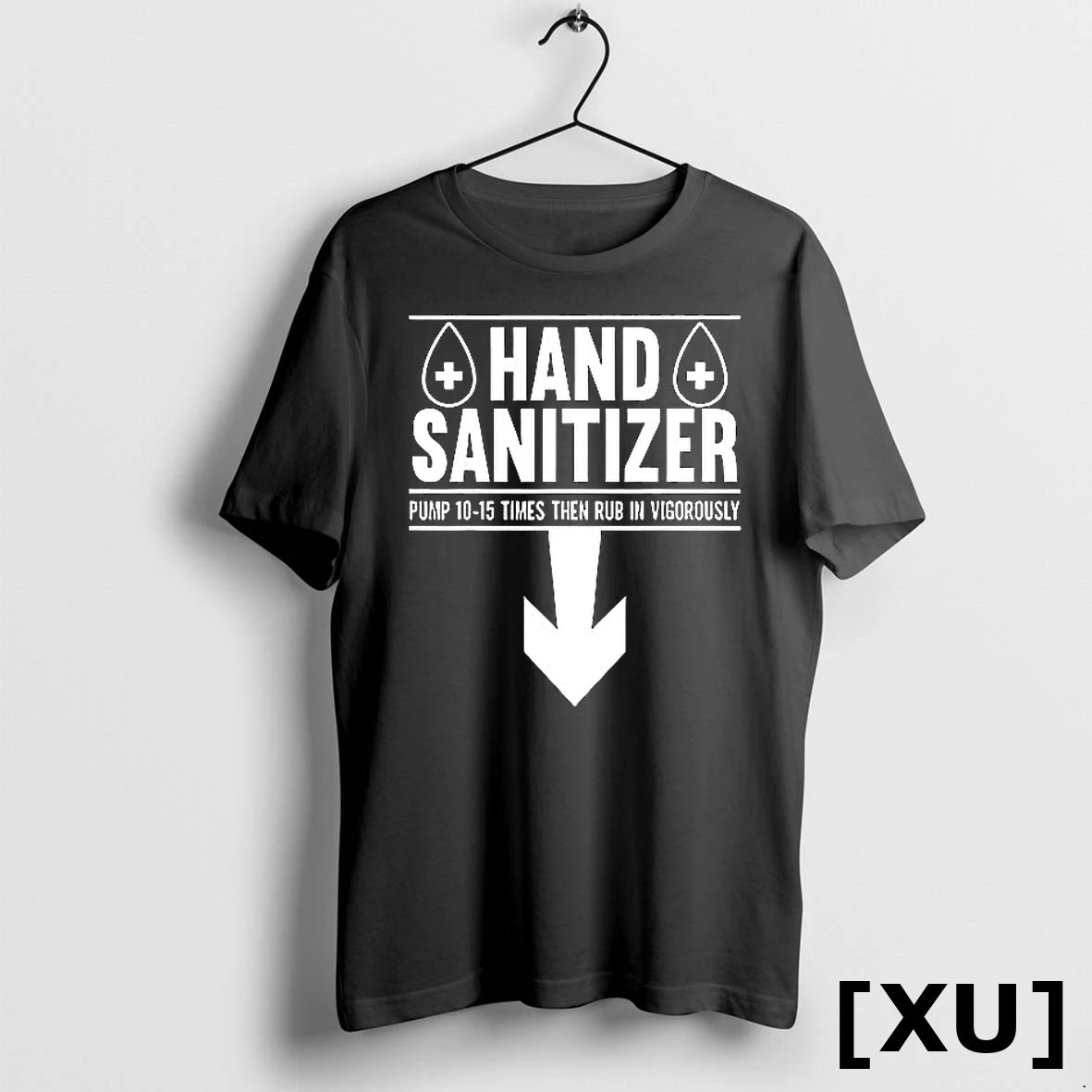 Hand Sanitizer Pump 10 15 Times Then Rub In Vigorously Tshirts Sweater