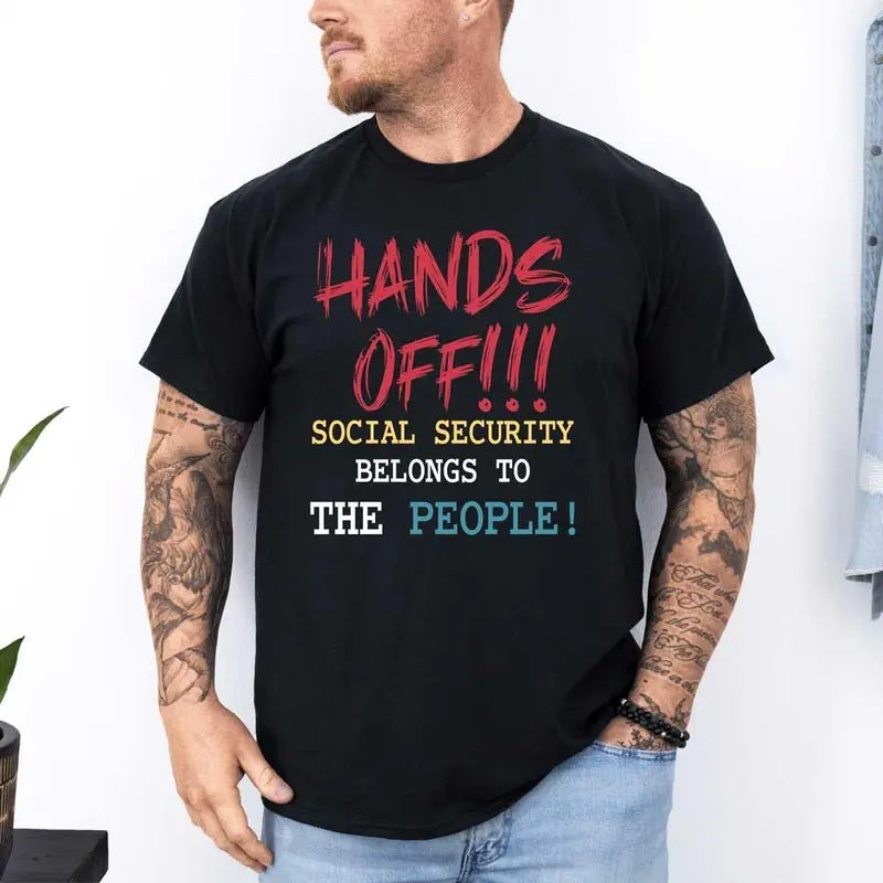 Handdss Offf T-Shirt, Handdss Offf Protest T-Shirt, Politicall Handdss Offf Hoodie, Sweatshirt | InkThreadWorks.com