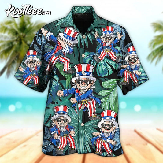 Happy Dance Independence Day Hawaiian Shirt