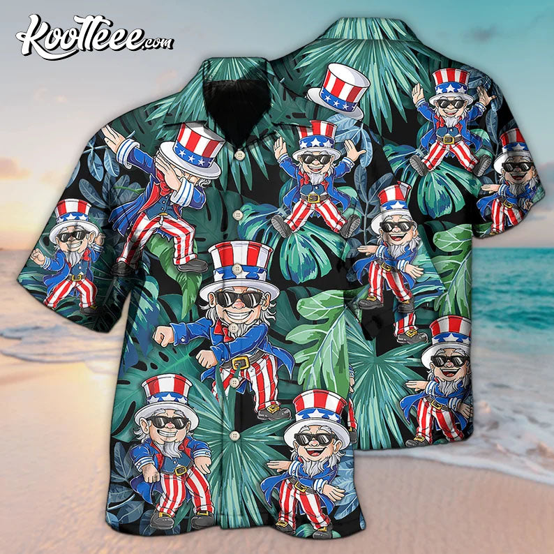 Happy Dance Independence Day Hawaiian Shirt