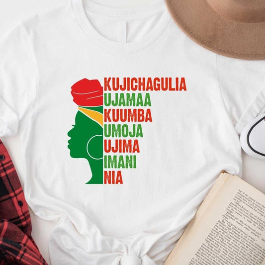 Happy Kwanzaa Shirt, 7 Principles Of Kwanzaa Shirt, Jewish Shirt, African American Holiday Tee, Kwanzaa Celebration, African American Tee