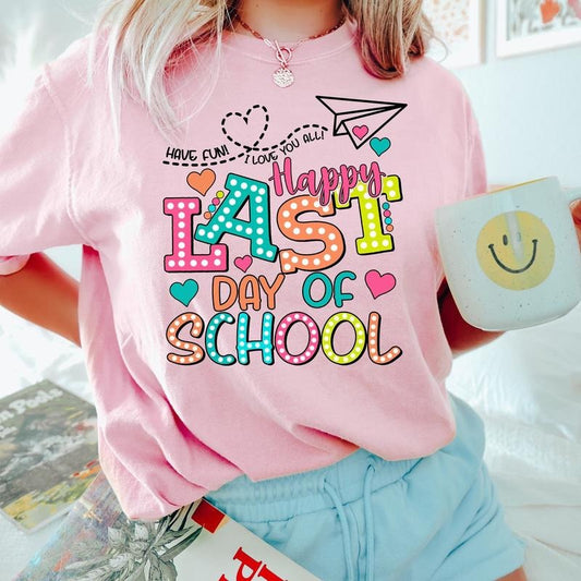 Happy Last Day Of School T-shirt, Last Day Of School Shirt, Teacher Off Duty Gift Shirt, Teacher Shirts Last Day Of...