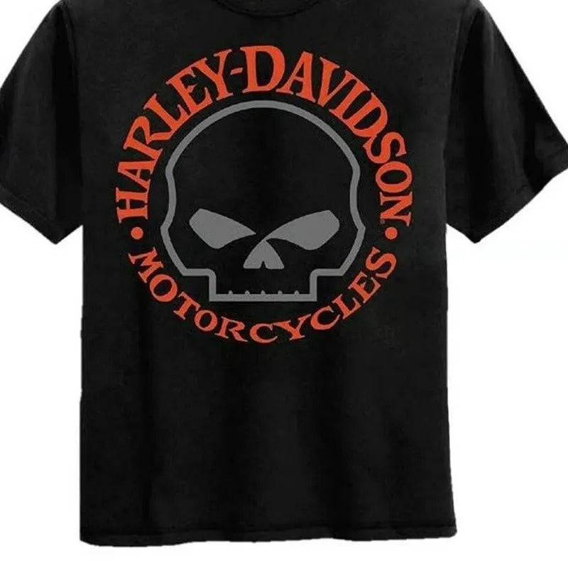 Harly-davidon Big Boys' Willie G Skull Short Unisex T-Shirt Size S-4XL, shirt trend Hoodie, Sweatshirt | InkThreadWorks.com