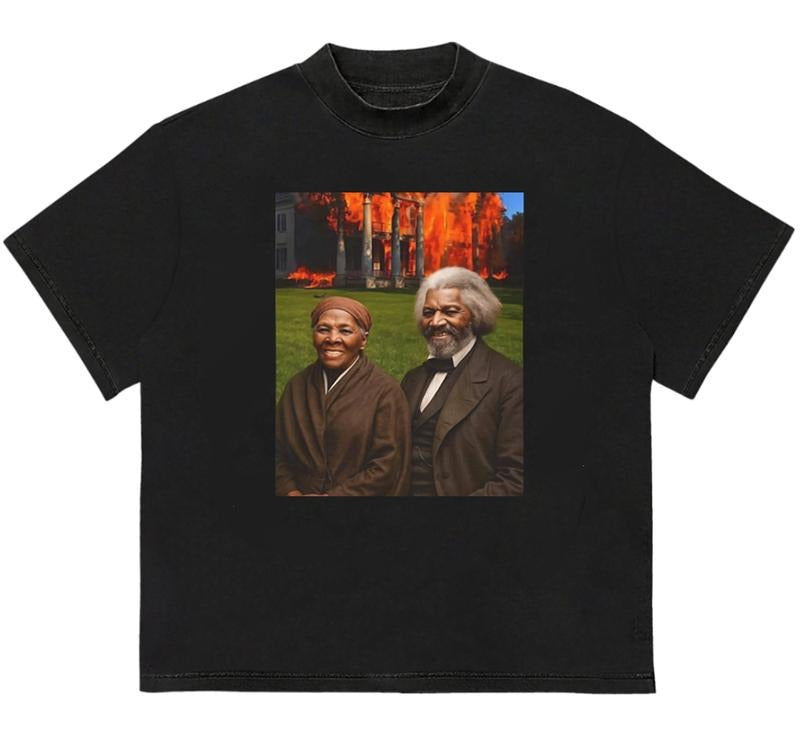 Harriet Tubman And Frederick Douglass Nottoway Plantation Fire T-Shirt Hoodie, Sweatshirt | InkThreadWorks.com