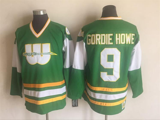 Hartford Whalers #9 Gordie Howe Whalers