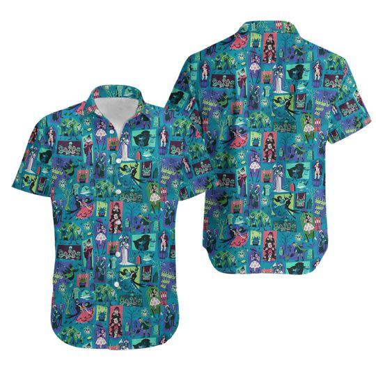 Haunted mansion hawaiian shirt gift for family and friend 2709996