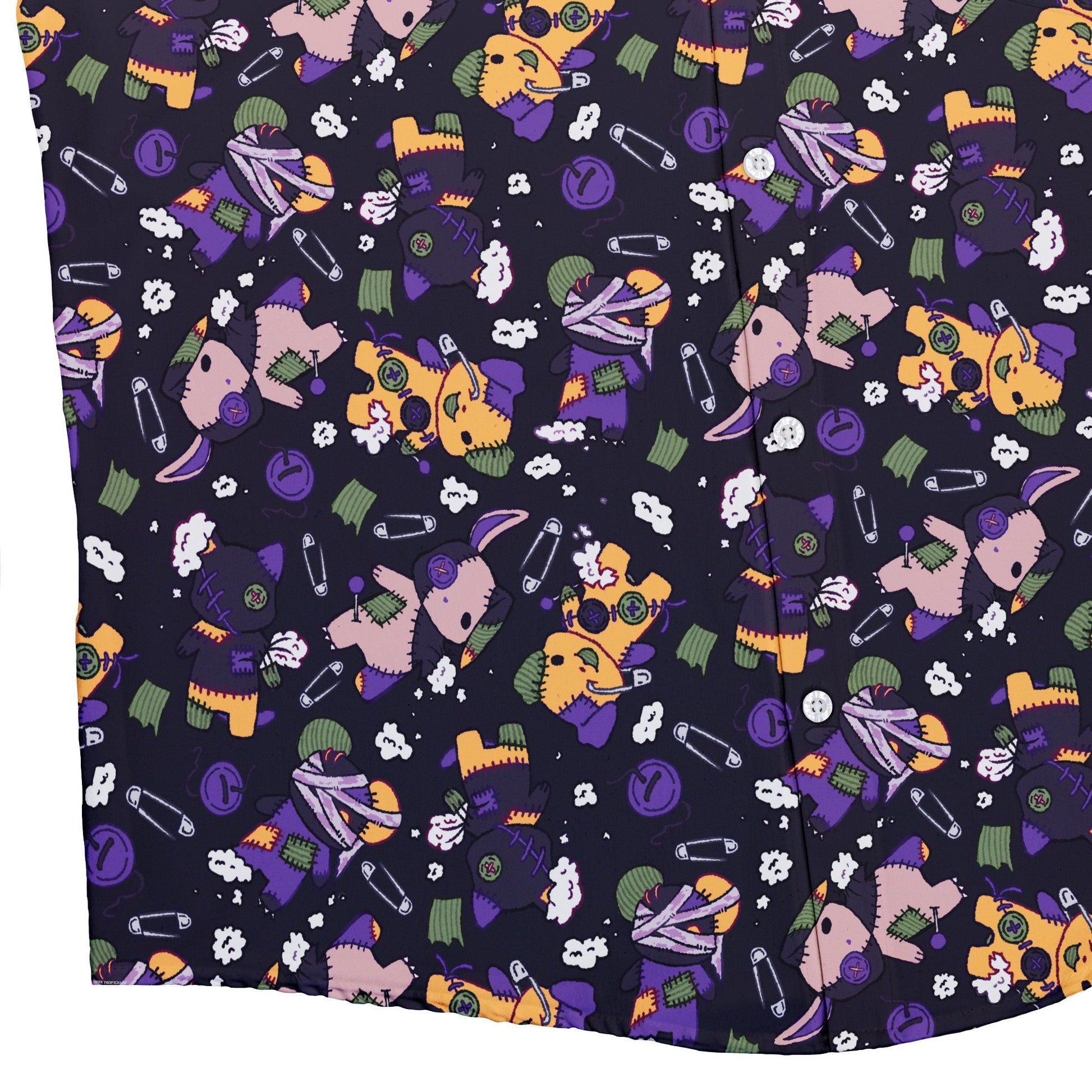Haunted Plushies Button Up Shirt