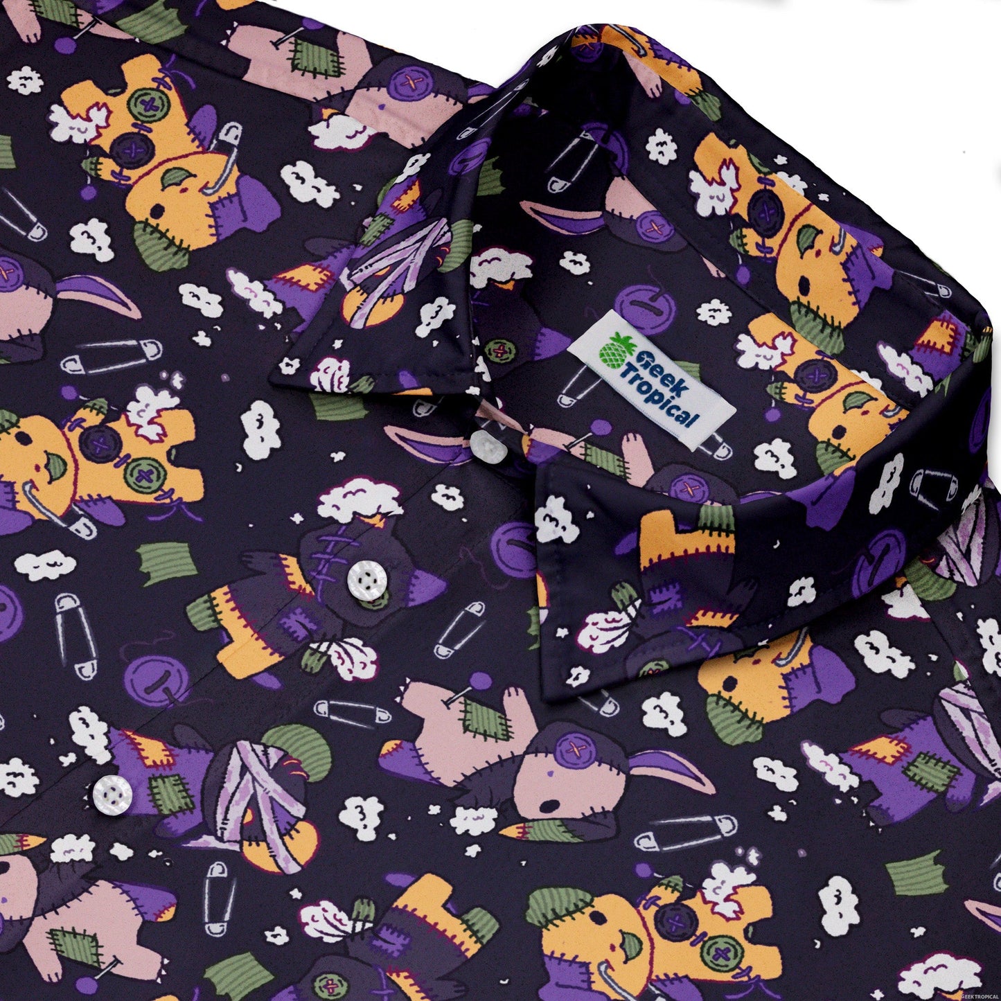 Haunted Plushies Button Up Shirt