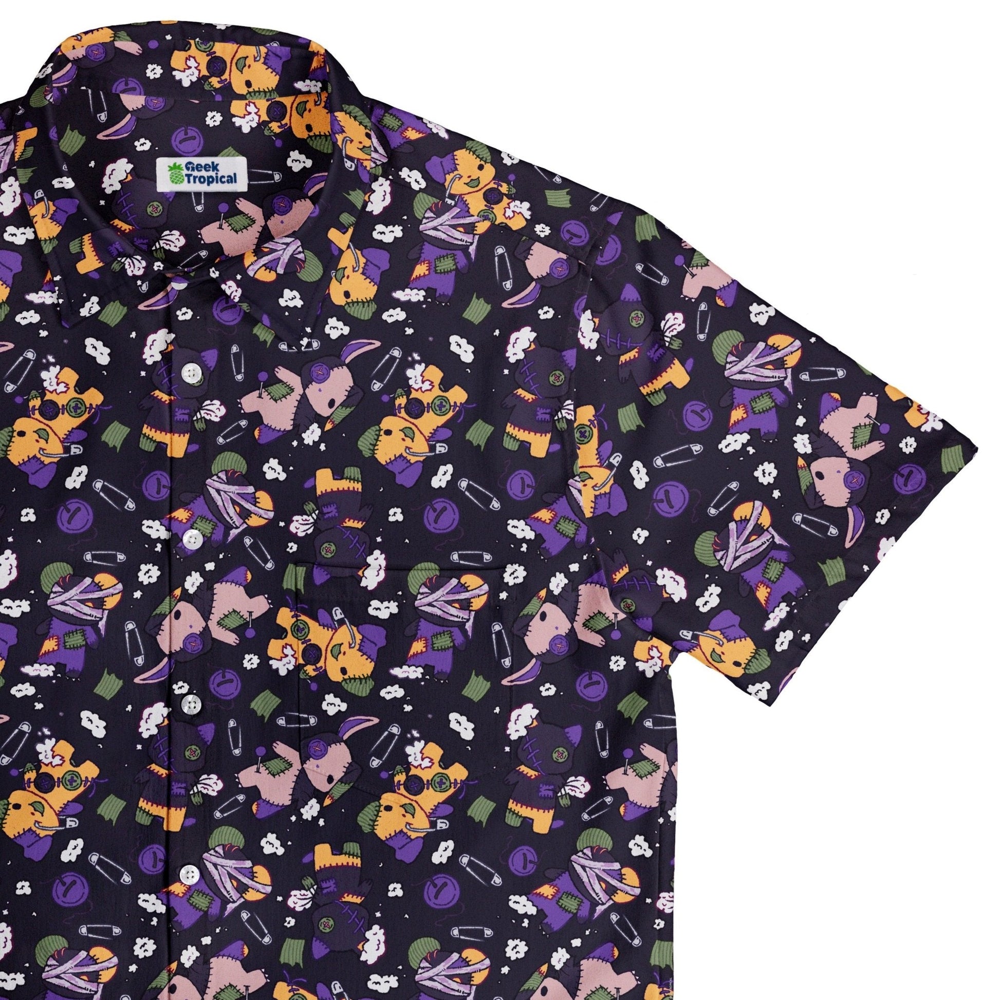 Haunted Plushies Button Up Shirt
