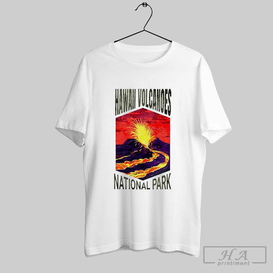 Hawaii Volcanoes National Park Retro