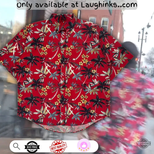 Hawaiian Shirt Worn By Guy In Whyte Avenue Edmonton Arson