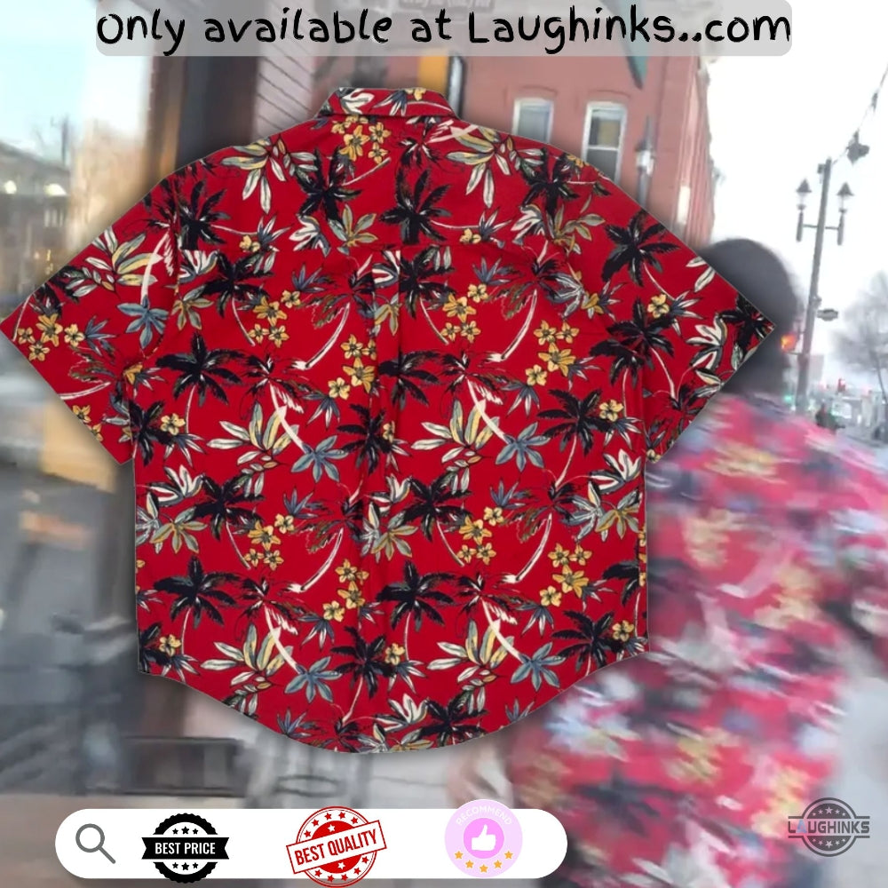 Hawaiian Shirt Worn By Guy In Whyte Avenue Edmonton Arson