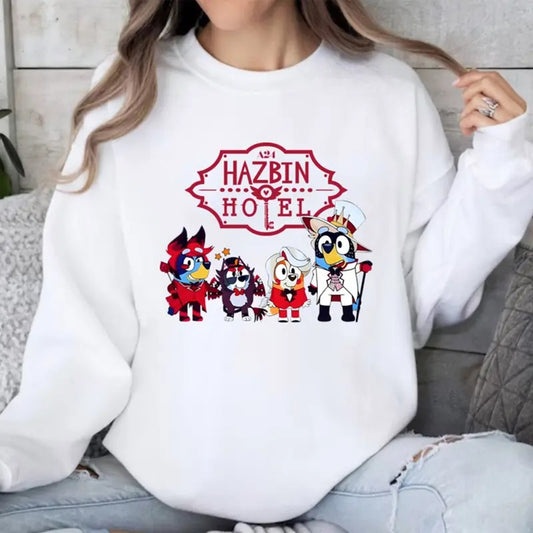 Hazbinn Hotel T-Shirt, Alastor Hazbinn Hotel SweatShirt, Charlie Morningstar Characters Hoodie, Husk Vaggie Niffty Sir Pentious T-Shirt