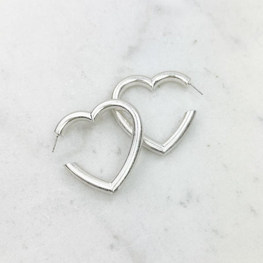 Heart Hoop Earrings *Final Sale* T-Shirts, Hoodie, Sweatshirt | InkThreadWorks.com