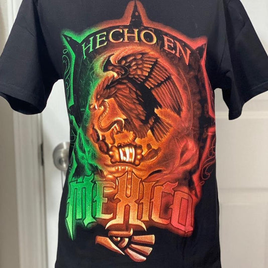Hecho en Mexico T-shirts Cotton Black Casual Hoodie, Sweatshirt | InkThreadWorks.com