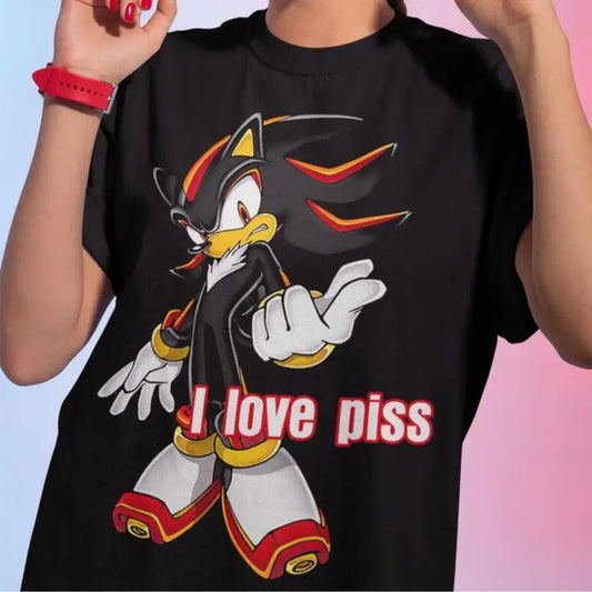 Hedgehog Sh3dow T-shirt - Gaming Legend Apparel, Funny Dumb T-Shirt, Meme Shirt, Menswear Womenswear Streetwear, Graphic Movie Shirt