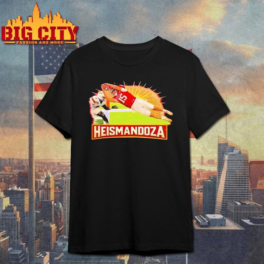 Heismandoza Superhero Fernando Fanatics IU Football Fernando Mendoza Shirt