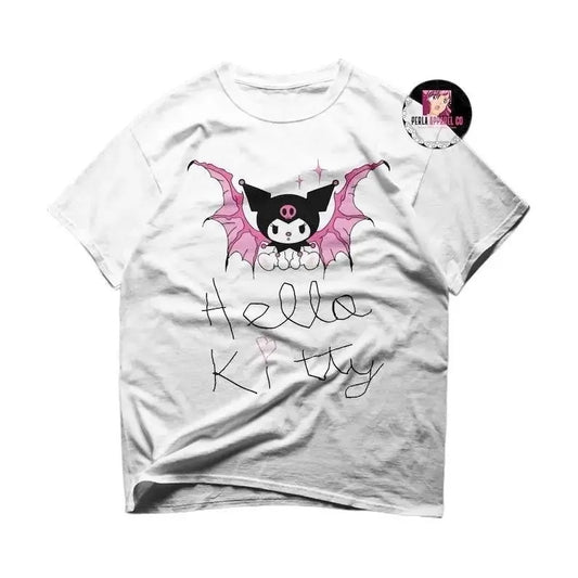 Hello Cat T-shirt, Cat Tee, Kitttyyy Shirt Hoodie, Sweatshirt | InkThreadWorks.com