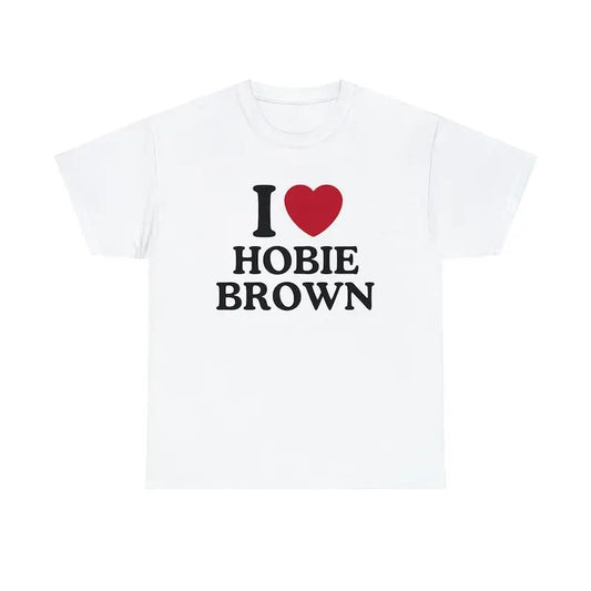 I Love Hobie Brown Shirt - Unisex T-Shirt,  Trending shirt, Gift for him/ Her, I Love Singer, Gift For Fan, Shortsleeve...