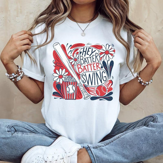 Hey Batter Batter DTF Transfers - THIS IS NOT A SHIRT Hoodie, Sweatshirt | InkThreadWorks.com