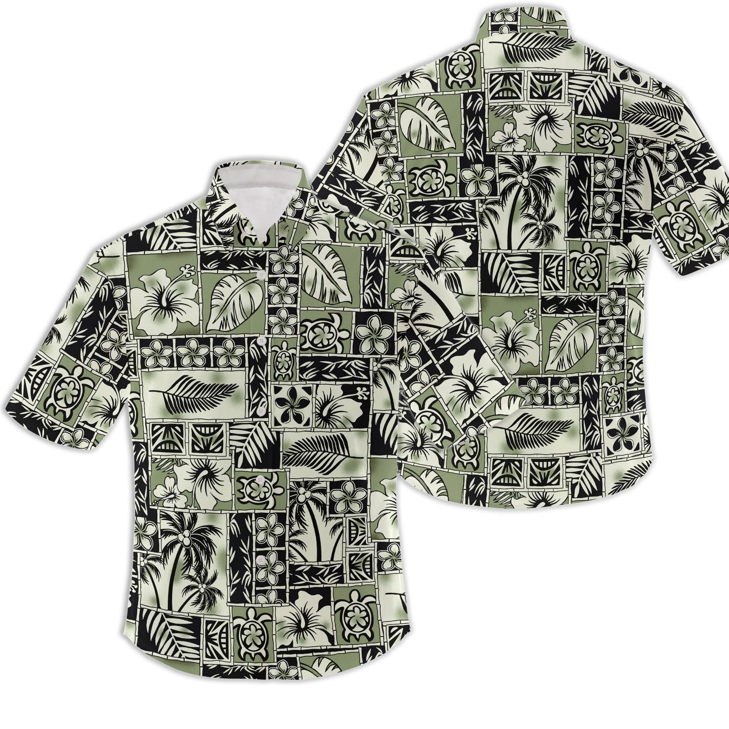Hibiscus flower button down hawaiian shirt gift for family and friend 2708976