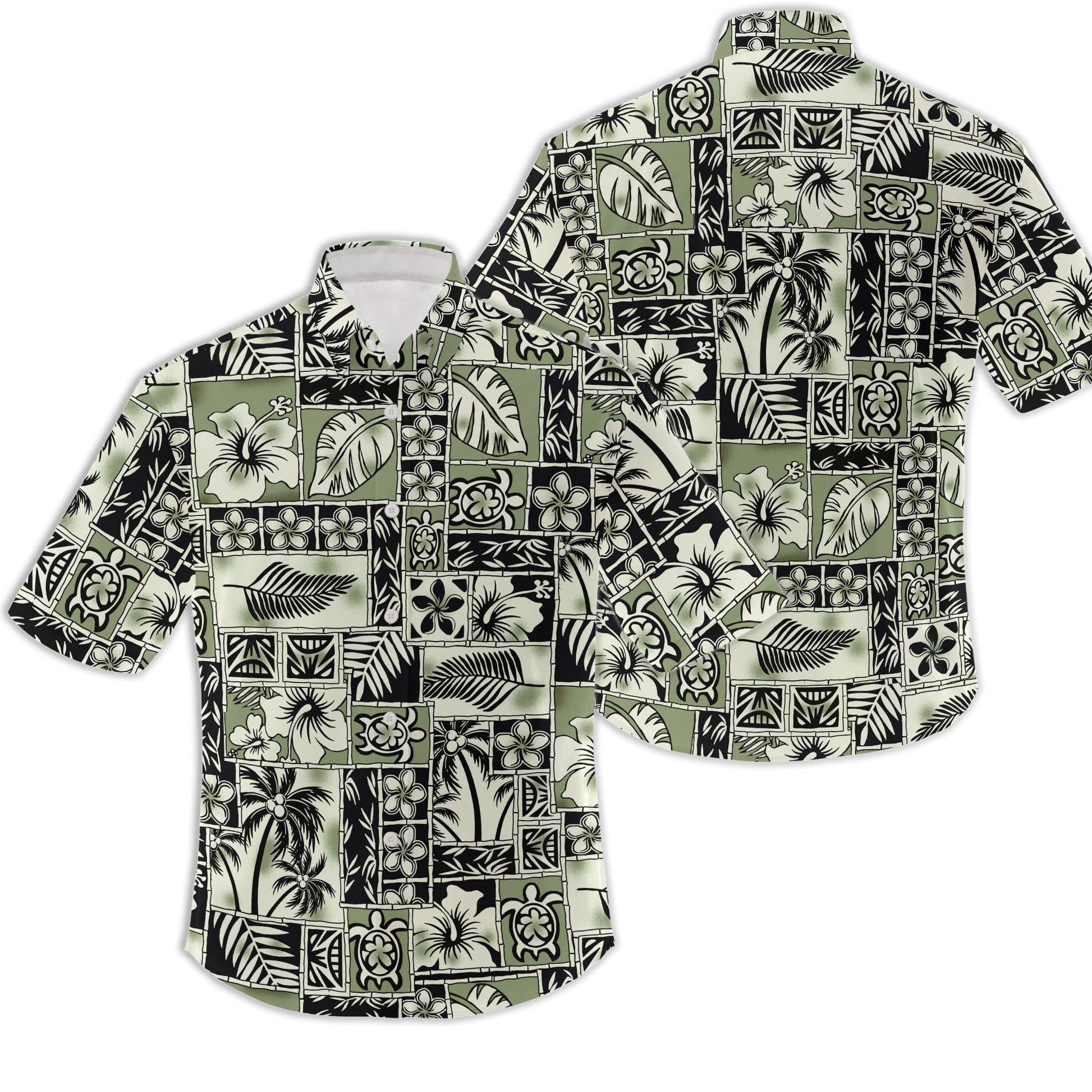 Hibiscus flower button down hawaiian shirt gift for family and friend 2708976