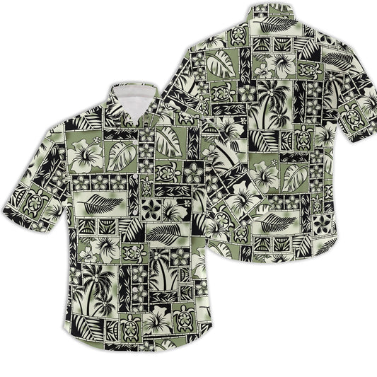 Hibiscus flower button down hawaiian shirt gift for family and friend 2708976