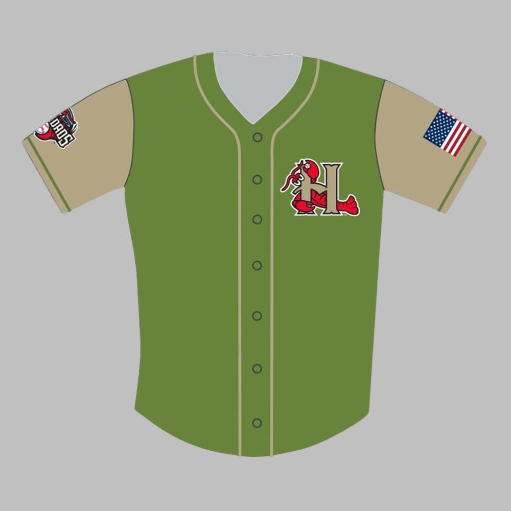 Hickory Crawdads Military Jersey 2025 Giveaway - Grishko.com