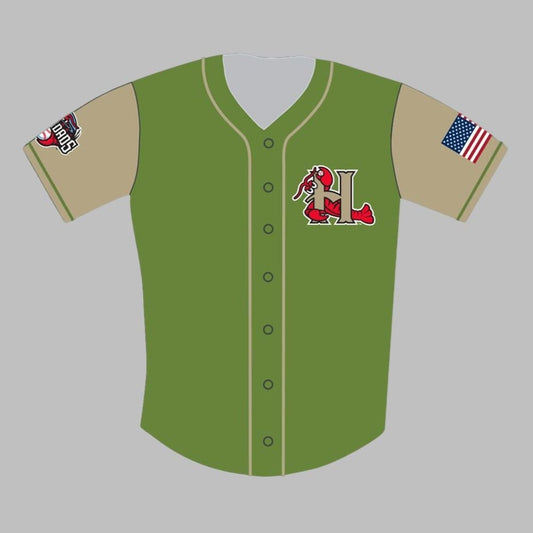 Hickory Crawdads Military Jersey 2025 Giveaway - Grishko.com