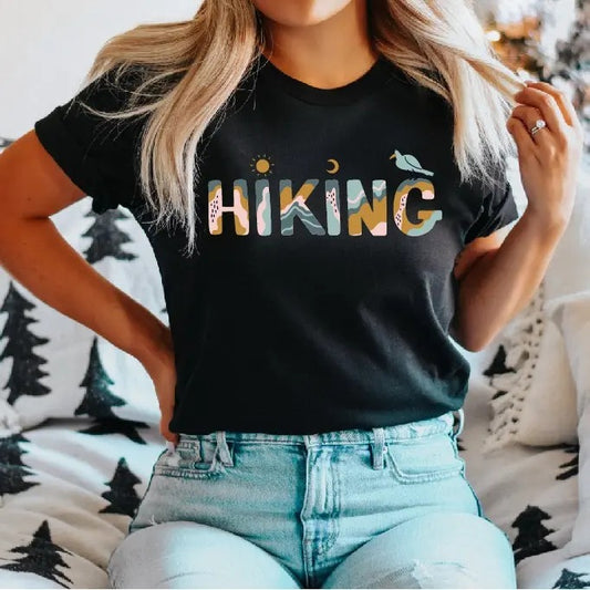 Hiking T-Shirt, Funny Adventure Shirt, Mountains Camping Tee, Hiking Lovers Tee, Camper Gifts Shirt, Hiking Life T-Shirt,...