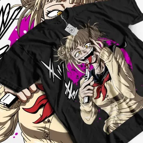 Himiko Toga T-Shirt My Hero Academia Izuku Midoriya Girl Kawaii Shirt All Size Hoodie, Sweatshirt | InkThreadWorks.com