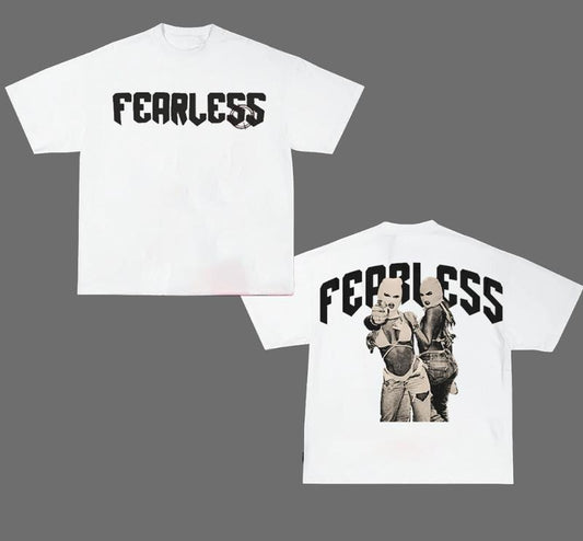 Hip Hop Streetwear Y2k Fashion Vintage Fearless Double Girl Gang T Shirt Hoodie, Sweatshirt | InkThreadWorks.com