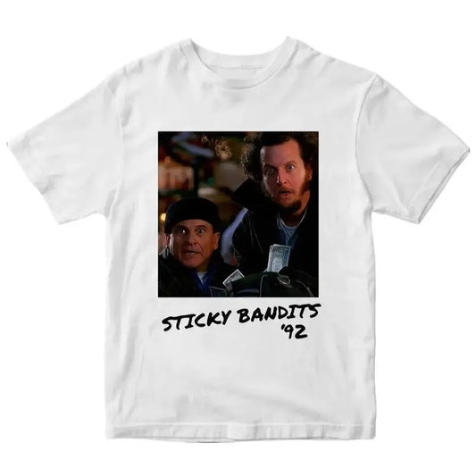 Home Alone The Sticky Bandits Graphic Tee - Funny Christmas Shirt - Christmas Movie Shirt - Funny Christmas Gifts