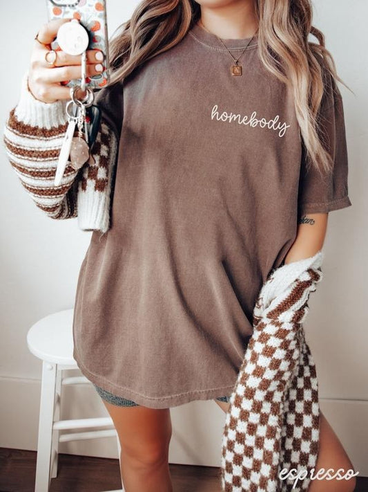 Homebody Shirt, Homebody Sweatshirt, Introvert Gift, Cute Cozy Sweatshirt, Graphic Tee, Gift for Her, Trendy Retro, Birthday Gift Shirt