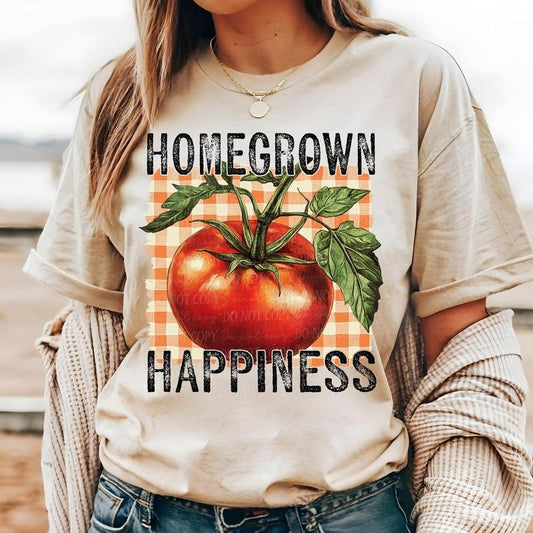 Homegrown Happiness Tomato DTF Transfers - THIS IS NOT A SHIRTstyle{n002}2 T-Shirts, Hoodie, Sweatshirt | InkThreadWorks.com
