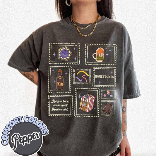 Honeydukes Shirt, Do You Know Much About Hogsmeade, Comfort Color, Wizard School Fandom Shirt, Magic Candy Shop Tee,...