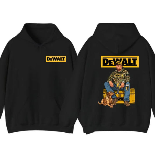 DeWalt Trummm Camo Workwear T-shirt/Sweatshirt/Hoodie - Classic Fit, 100% Cotton