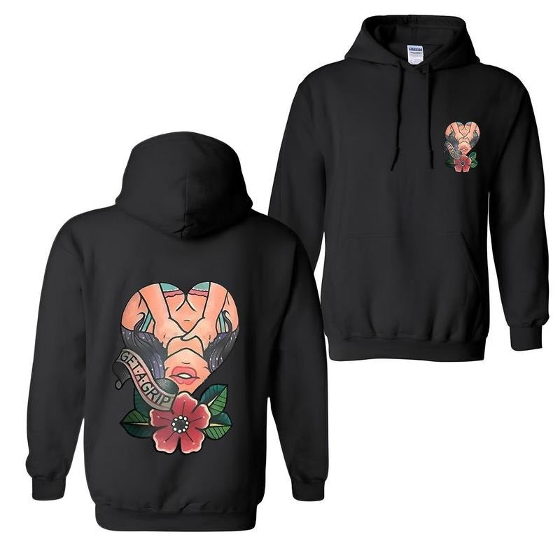 Get A Grip 2 Sided Naughty Clothes Men Cott T-shirt/Sweatshirt/Hoodie, Classic Menswear