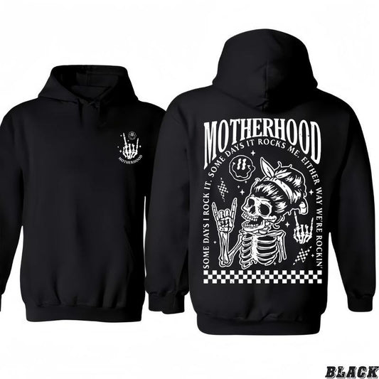 Motherhood Some Days I Rock It Shirt Rocking Mom T-shirt/Hoodie, Vintage for Men and Women, Unisex Vintage Crewneck...
