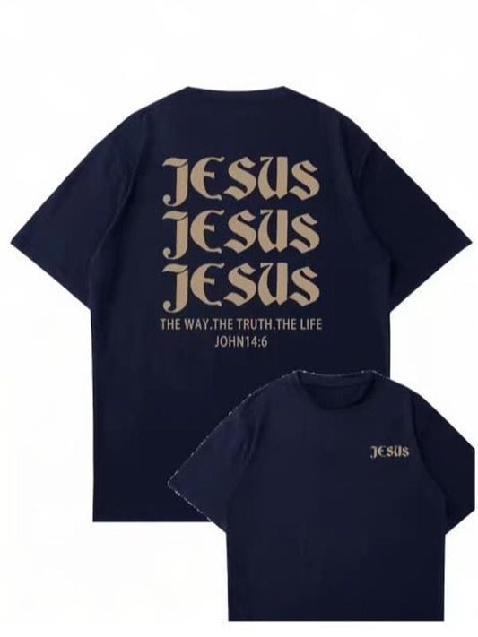 'Jessus Jessus Jessus' Printed Cool Aesthetic Oversized T-shirt/Sweatshirt/Hoodie