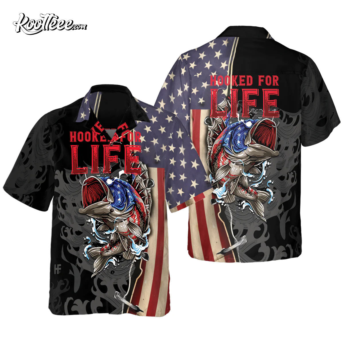 Hooked For Life Summer Beach Hawaiian Shirt