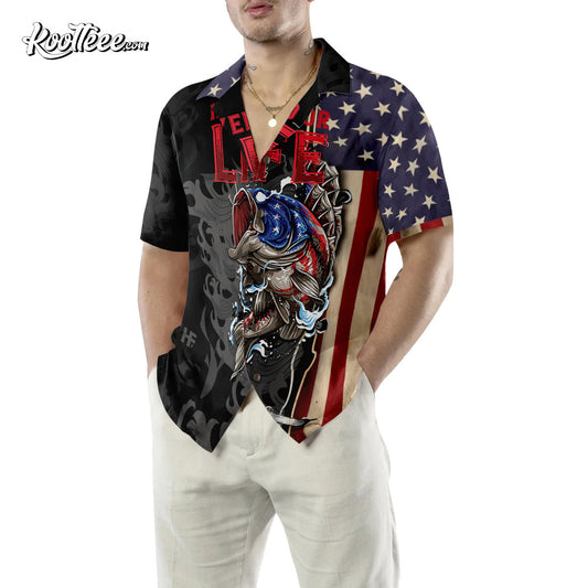 Hooked For Life Summer Beach Hawaiian Shirt