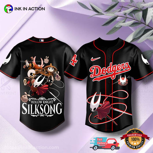 Hornet Hollow Knight Silksong LA Dodgers Baseball Jersey