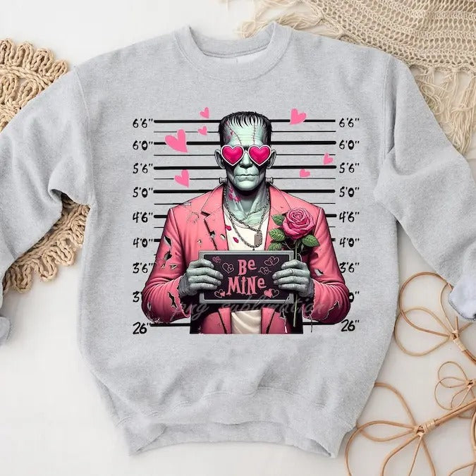 Horror Characters Valentine Shirt , Pink Horror Valentine Shirt, Scary Movie Valentine Shirt, Valentine's Day Shirt Design