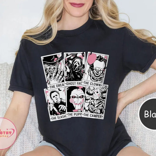 Horror Movie Characters, Horror Movie Characters Picture, Horror Characters Shirt, Horror Fan Shirt, Horror Lover Shirt