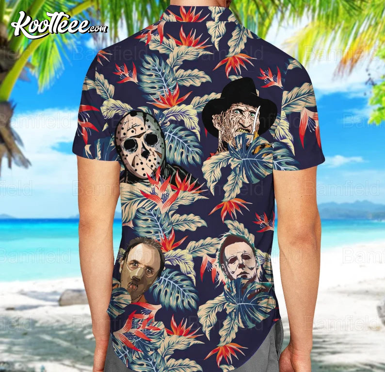Horror Movie Halloween Hawaiian Shirt