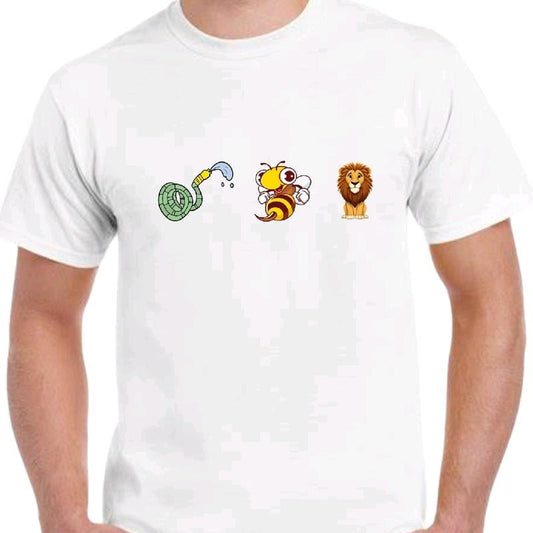 Hose, Bee, Lion T-Shirt - Witty and Distinctive - Top, Menswear Casual men funny. t shirt