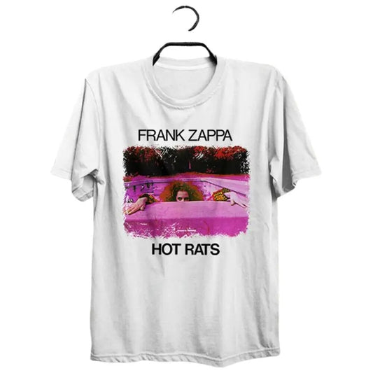 Hot Rats Frank Zappa Tshirt The Mothers Of Invention Peaches En Regalia Guitar, Hot Rats Shirt, Hot Rats Merch, Hot Rats Frank Zappa Tshirt, Hot Rats Frank Zappa Merch, Gift For Man And Gift For Her Menswear Top Tshirt Streetwear Tropical