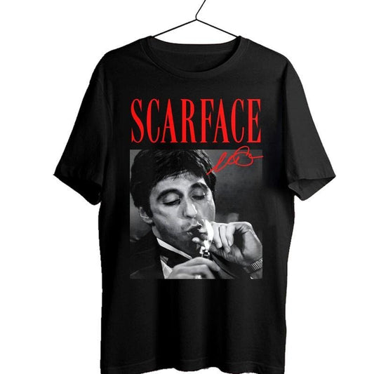 Hot Scarface Shirt - Gift for Fans - Black All Sizes - Men's Streetwear Top