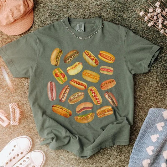 HotDog Shirt, Funny 4th July Shirt, Makes Me Want A Hot Dog Real Bad Shirt, Independence Day Tee, Hot Dog Lover Shirt